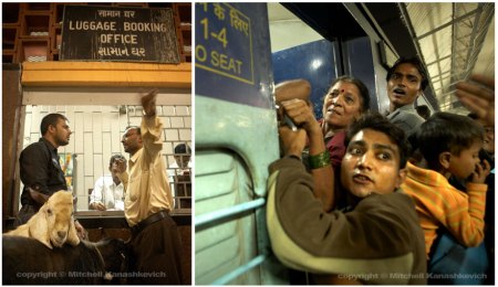 It can get a little crowded on Indian trains